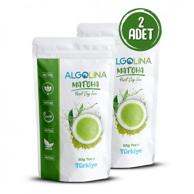Algolina Matcha Tozu 50 Gr (Yeşil Çay) (2 Adet)